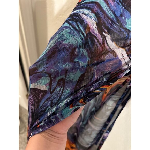 NYC Lost in the Summer Heat Mesh Coverup Dress - Picture 10 of 11